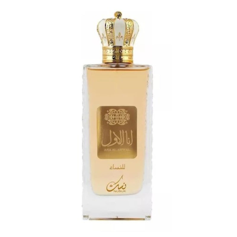 Perfume Árabe Nusuk Ana Al Alwwal Golden Edp  5 ml e 10 ml