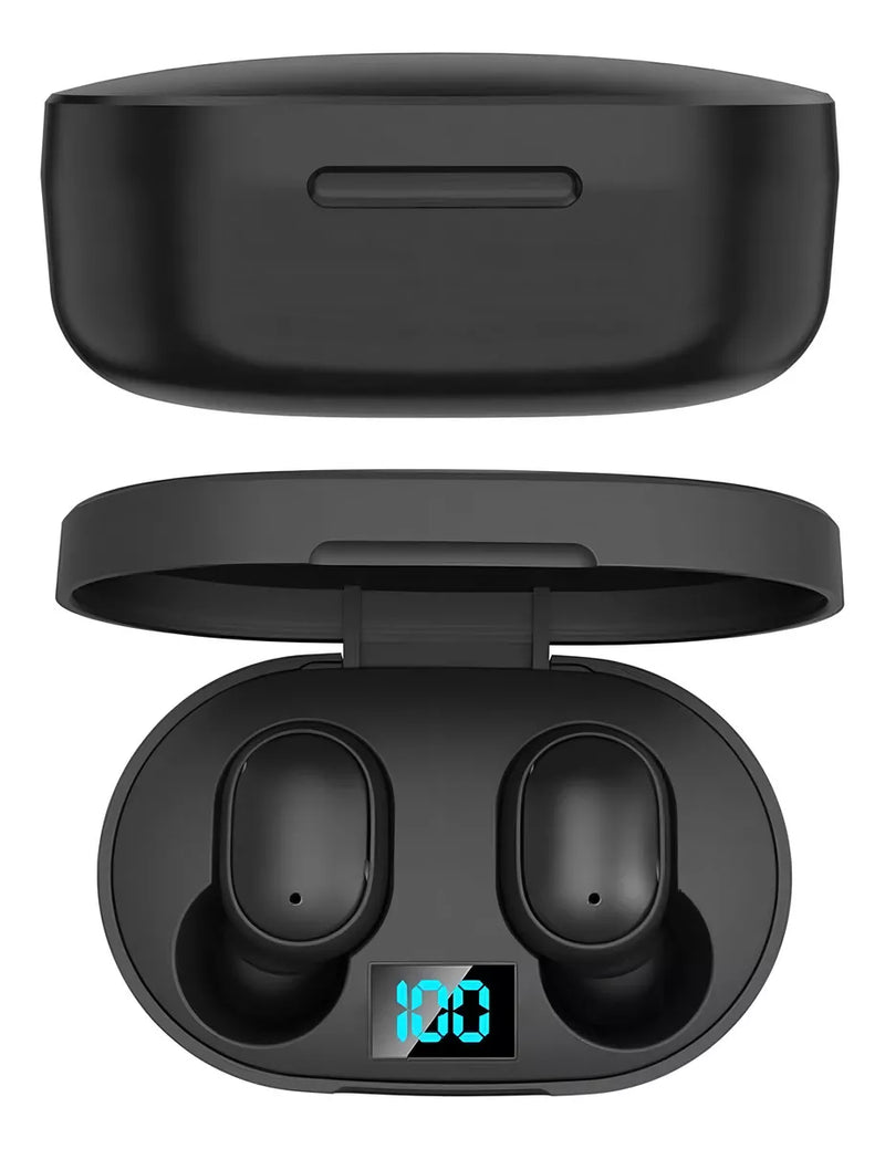 Fone de ouvido sem fio Air Dots 5.0 Bluetooth TWS com Visor