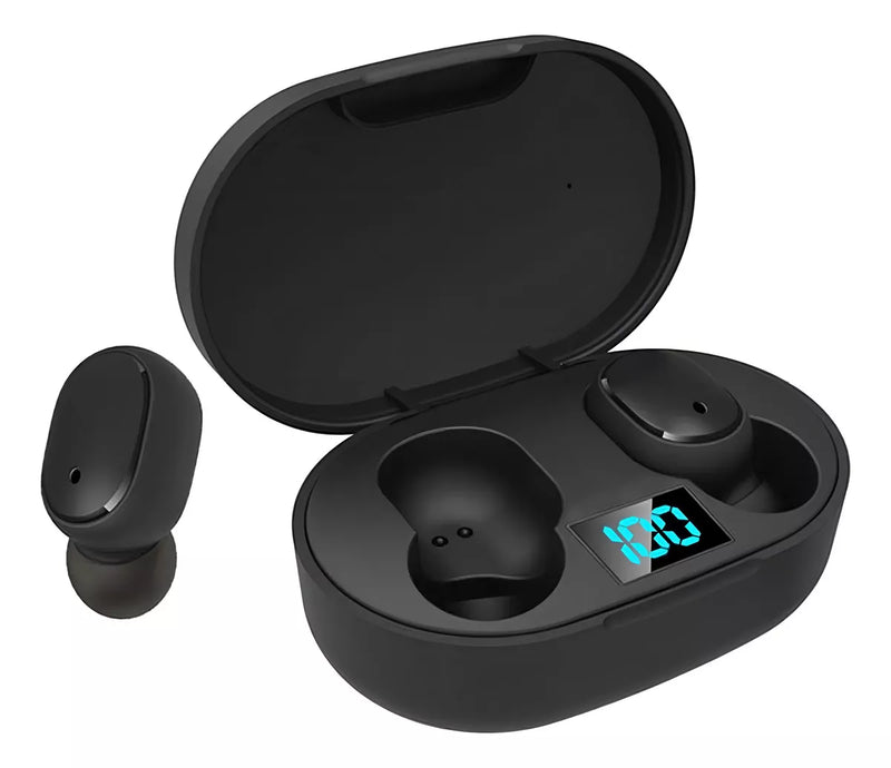 Fone de ouvido sem fio Air Dots 5.0 Bluetooth TWS com Visor